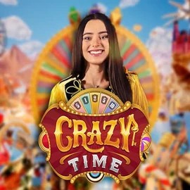 Crazy Time logo by Evolution at Betshop CasinoCrazy Time