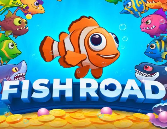 Fish Road slot logo by InOut at Betshop CasinoFish Road