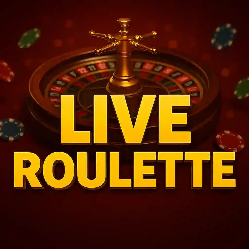 Live Roulette slot logo by Pragmatic Live at Betshop CasinoLive Roulette